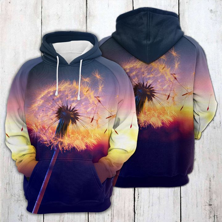 Dandelion To Sunset 3D All Over Print Hoodie & Zip Hoodie