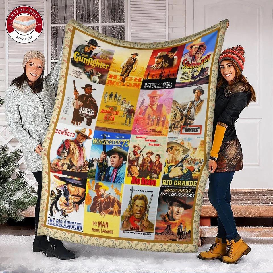 Western Fleece Sherpa Blanket