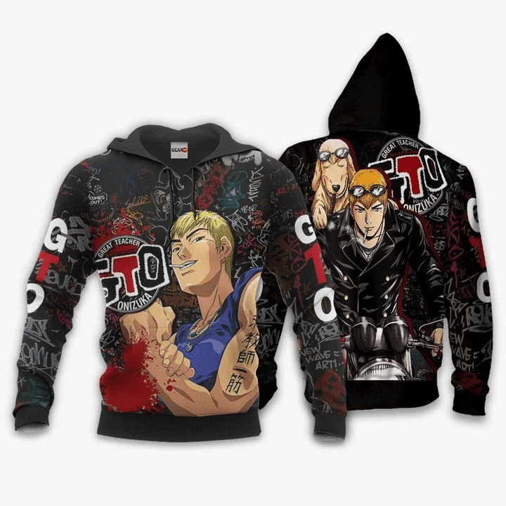 Onizuka Eikichi Great Teacher Onizuka  3d Hoodie Zip Hoodie