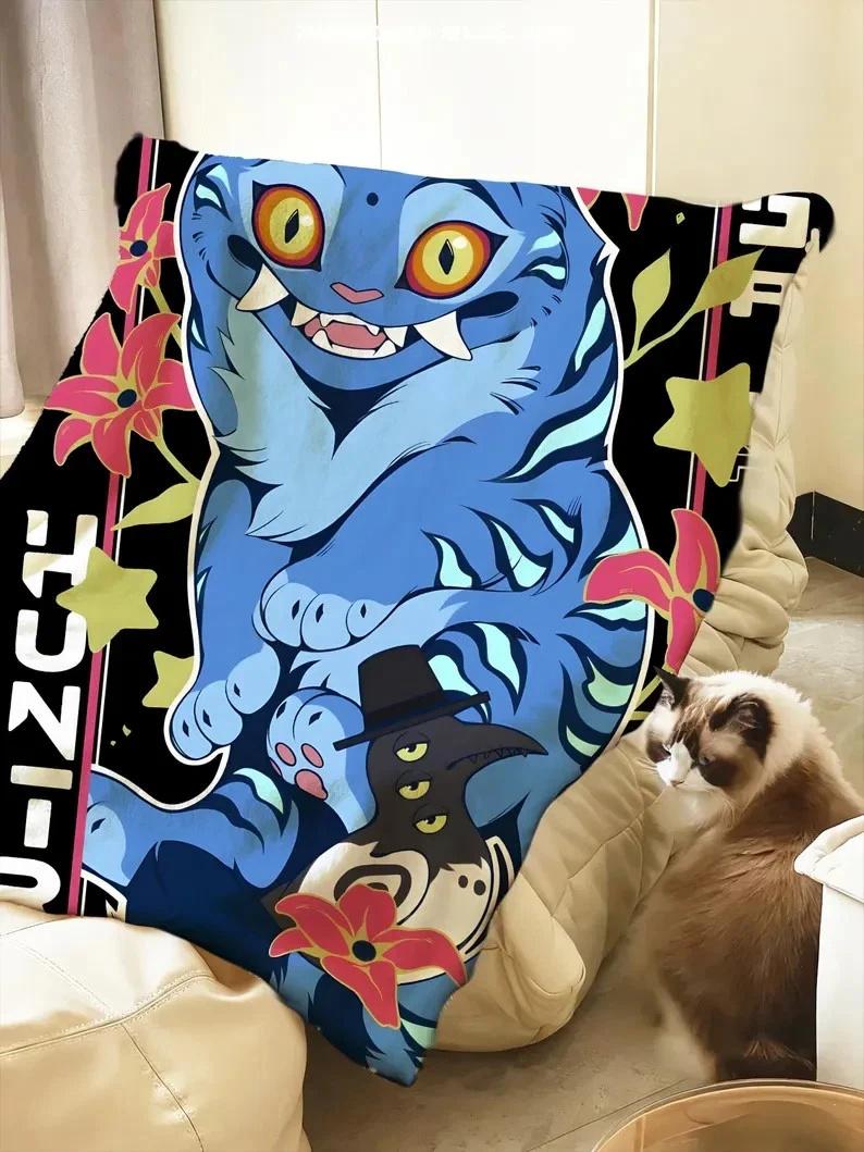 Tiger Fleece Sherpa Blanket