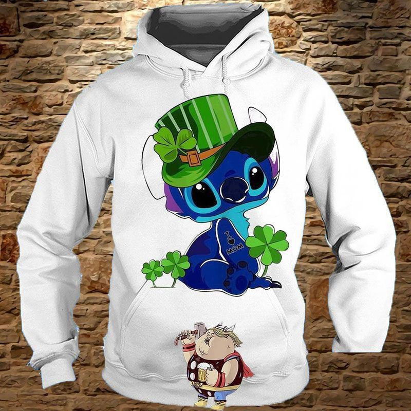 Irish Stitch Happy St Patricks Day Over Print 3d Hoodie Zip Hoodie 1204