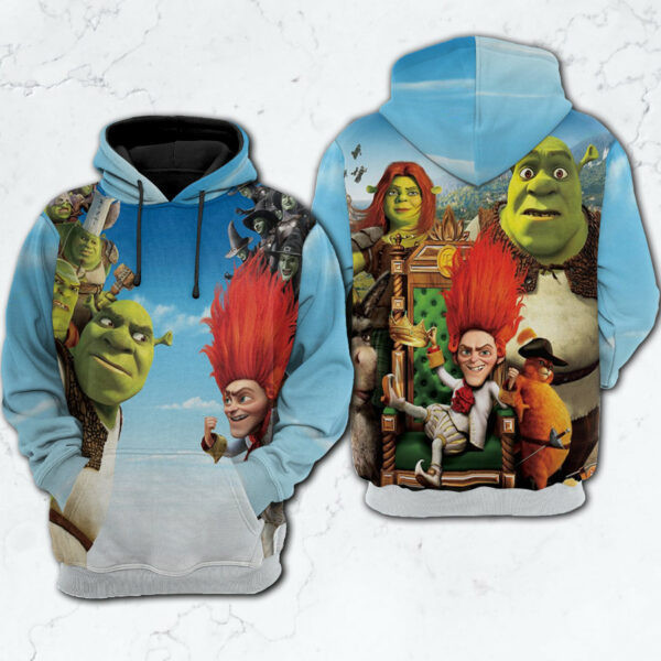 Shrek Dreamworks Animation Fan Gift, Shrek Dreamworks Animation Fleece Jacket 1842