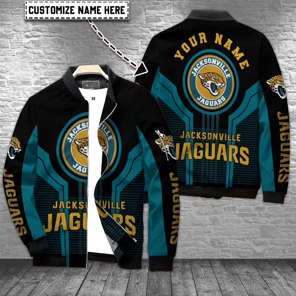 Jacksonville Jaguars Personalized Bomber Jacket BG744