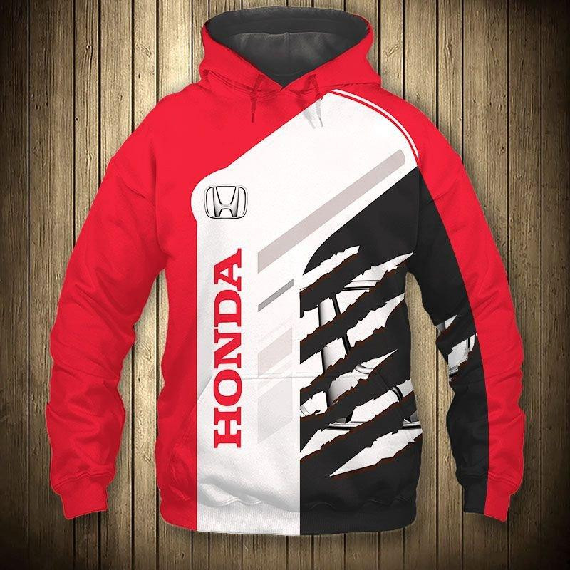 Honda Sport Car 5k482 Cartoon 3d Hoodie Zip Hoodie