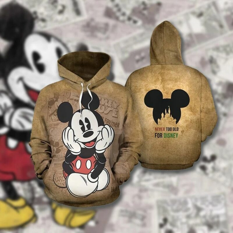 3d All Over Printed Shirt Mickey Mouse Hoodie