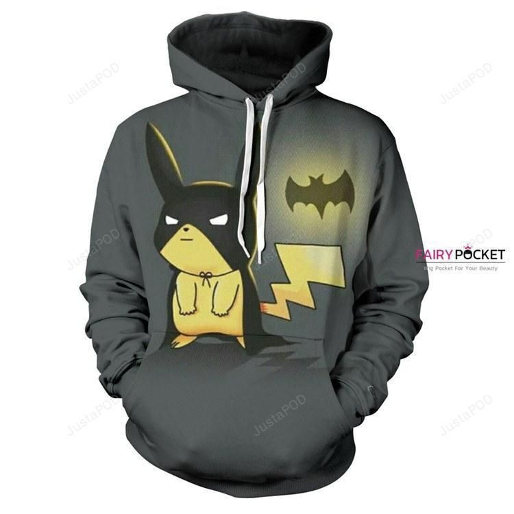 Pokemon Batman Pikachu 3D All Over Print Hoodie & Zip Hoodie