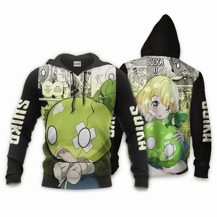Suika Dr Stone 3d Hoodie Zip Hoodie
