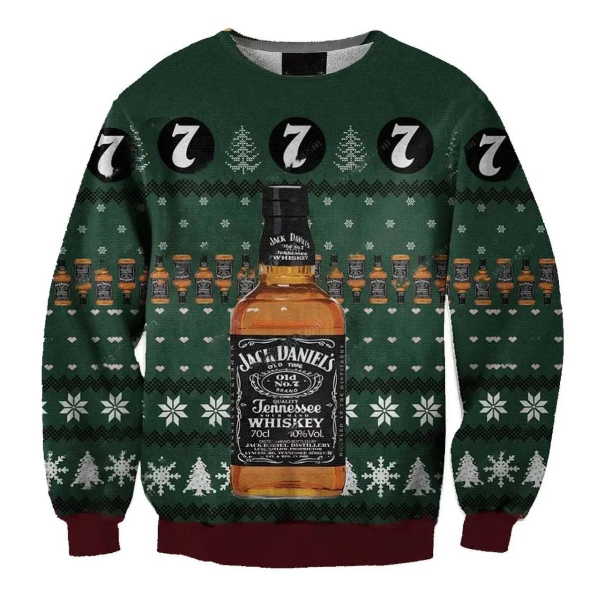 Jack Daniel Holiday Ugly Christmas Sweater