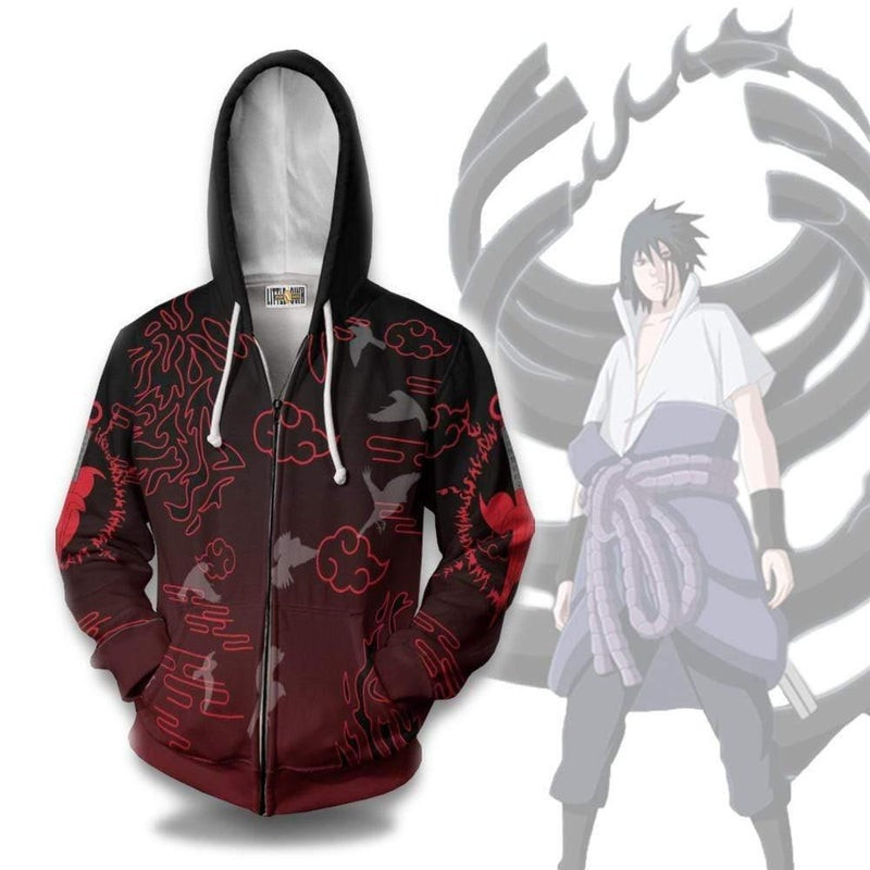 Sasuke Uchiha Clan 3D All Over Print Hoodie & Zip Hoodie