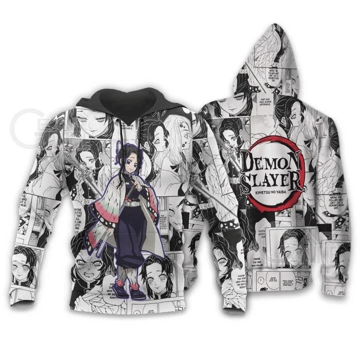 Shinobu Kocho Demon Slayer 3d Hoodie Zip Hoodie