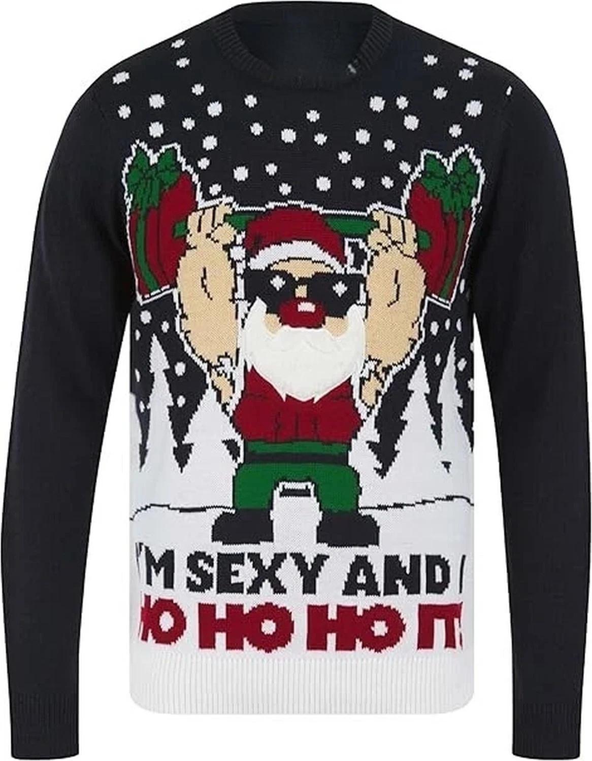kraftd Men_s Christmas Jumper Ugly Christmas Sweater