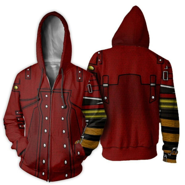 Trigun Vash The Stampede Costume Uniform 2k864 Cartoon 3d Hoodie Zip Hoodie 1852