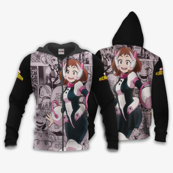 Ochako Uraraka Anime My Hero Academia 1k986 Cartoon Graphic Outfits Aop 3d Hoodie Zip Hoodie 2003