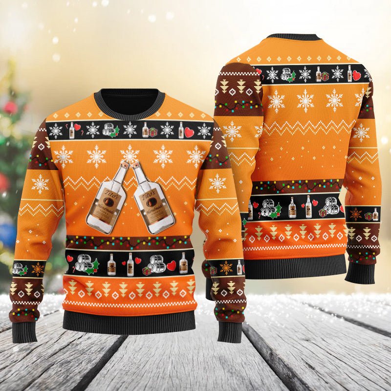 Tito’s Snowflakes Ugly Sweater
