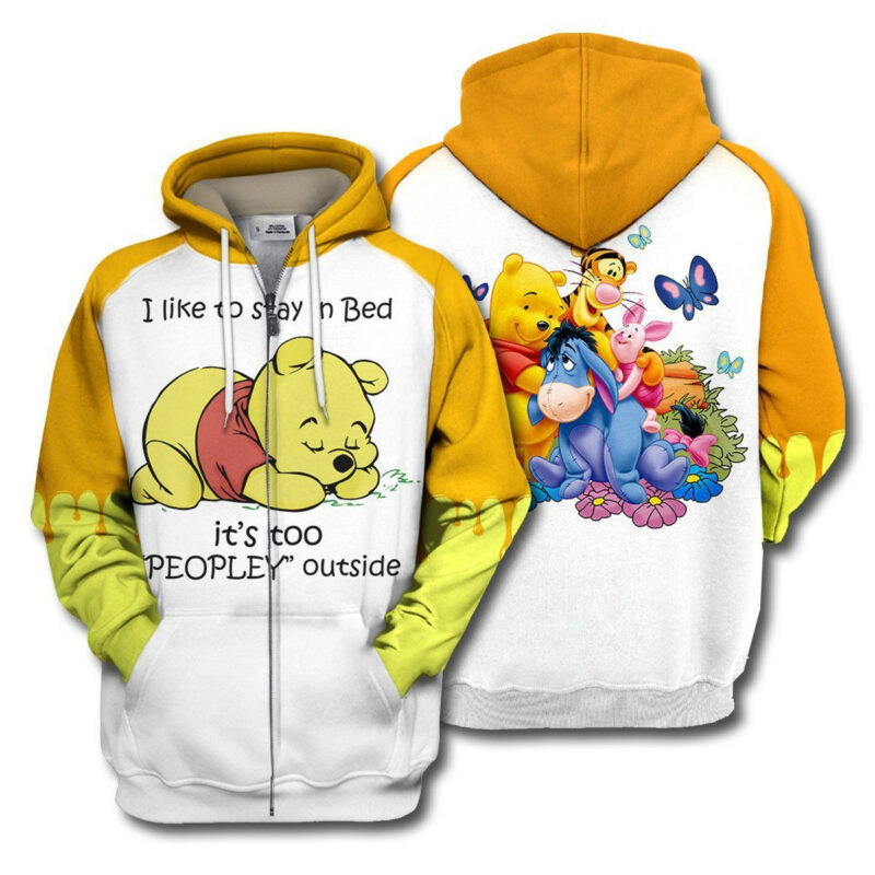 T-shirt Pooh And Friend 3d Print T-shirt Hoodie Adult Full Print