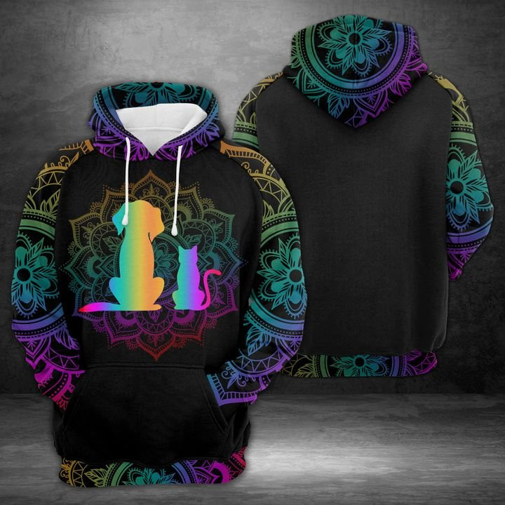 Cat And Dog 3D All Over Print Hoodie & Zip Hoodie