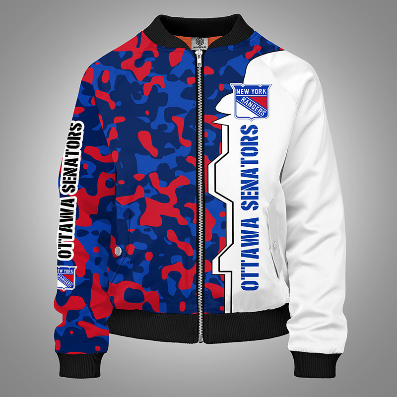 New York Rangers Bomber Jacket V2