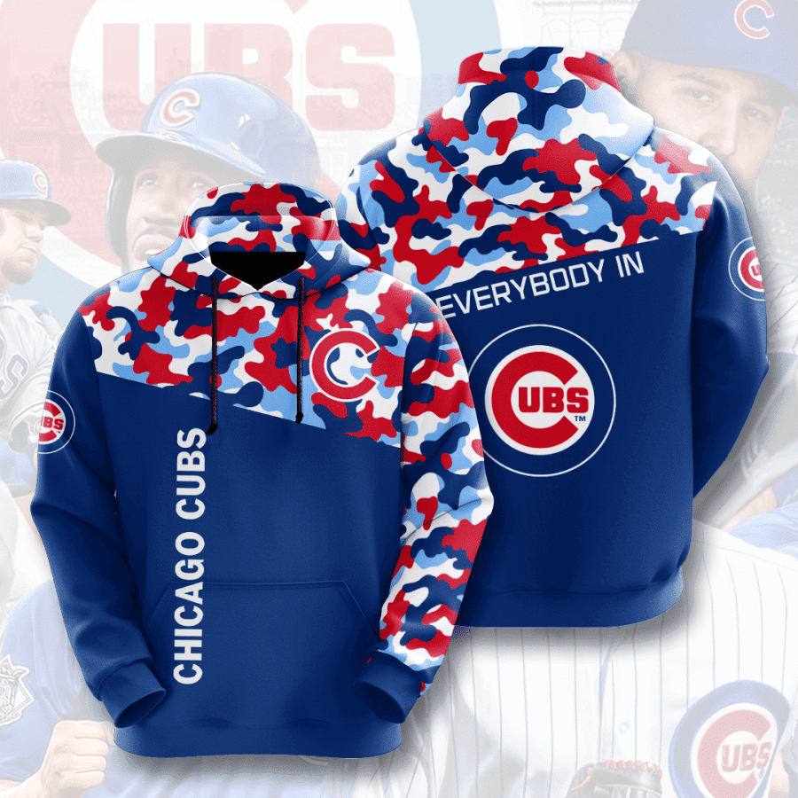 Chicago Cubs 3D All Over Print Hoodie & Zip Hoodie