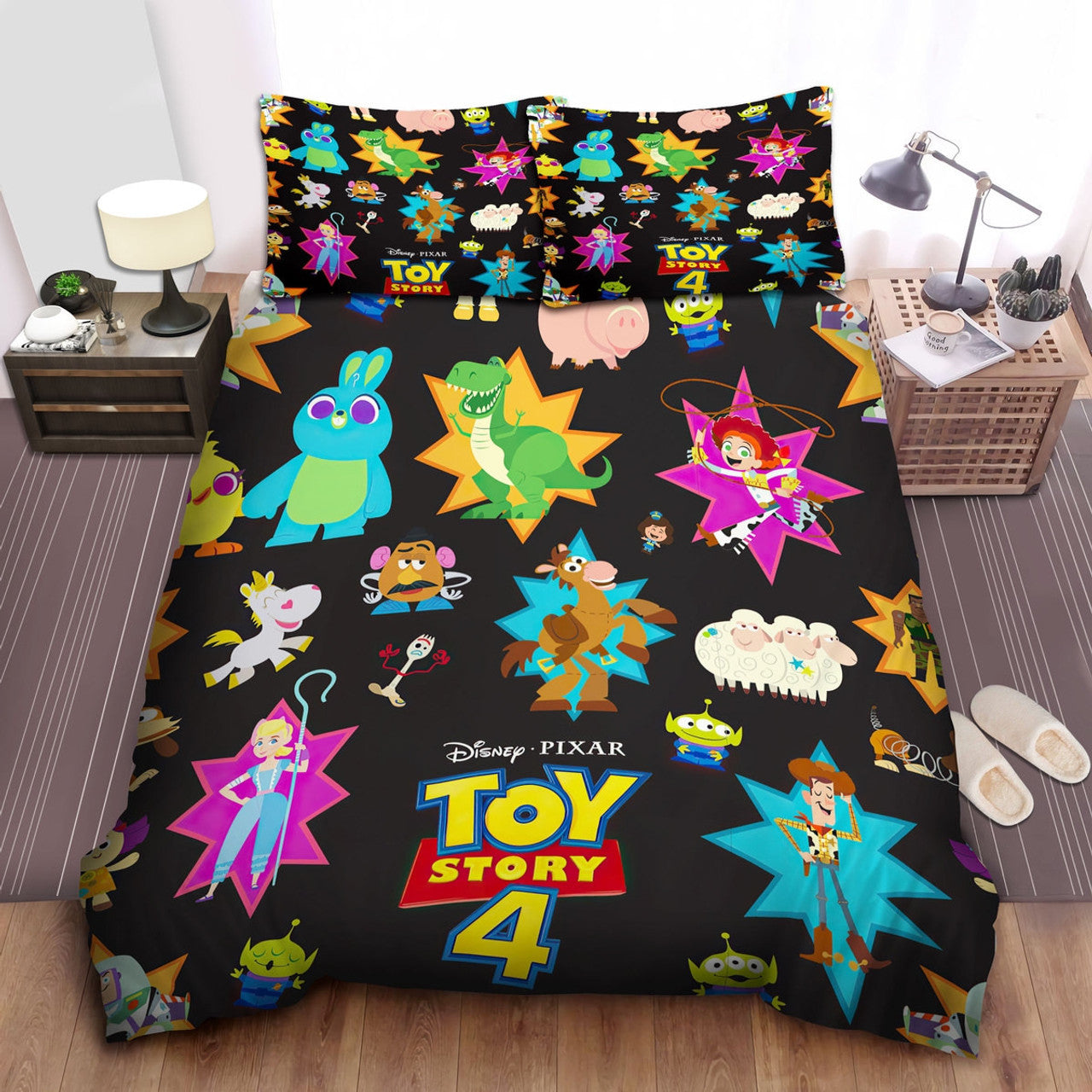 Toy Story Bedding Set DN Toy Story 4 Characters Funny Pattern Duvet Covers