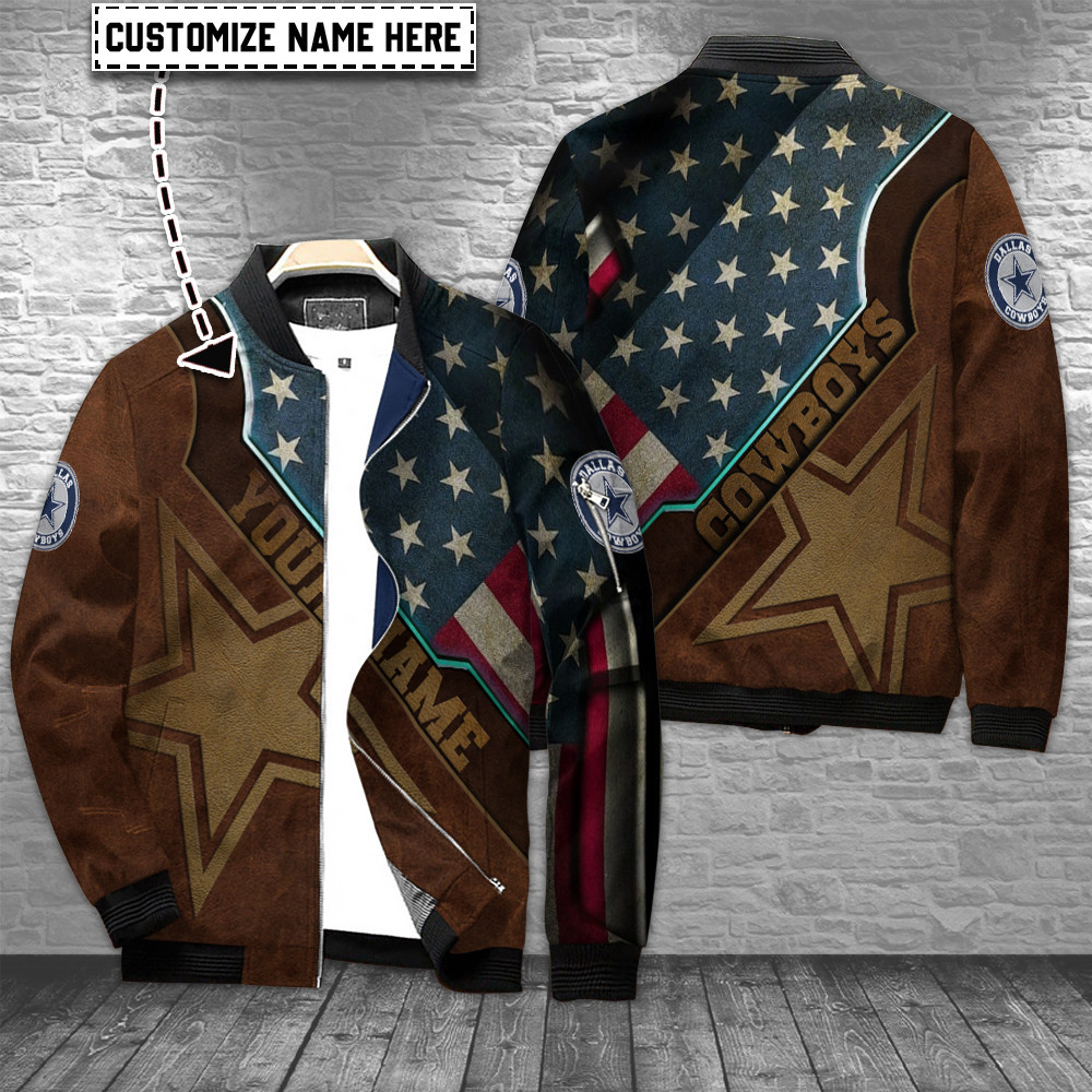 Cowboys Personalized Bomber Jacket BG843