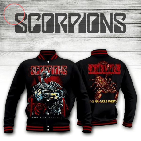 Scorpions Rock You Like A Hurricane 368 Gift Lover Baseball Jacket 68