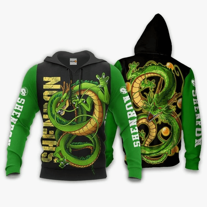 Shenron Dragon Ball  3d Hoodie Zip Hoodie
