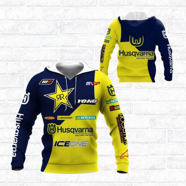 Husqvarna Racing Shirt 547, 3d Hoodie Zip Hoodie 324
