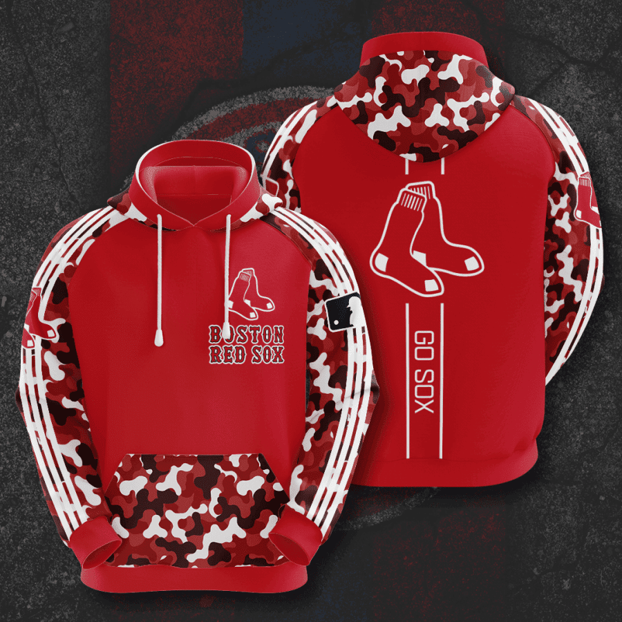 Boston Red Sox 3D All Over Print Hoodie & Zip Hoodie