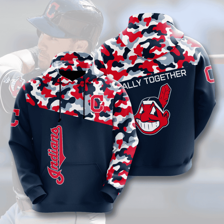 Cleveland Indians 3D All Over Print Hoodie & Zip Hoodie