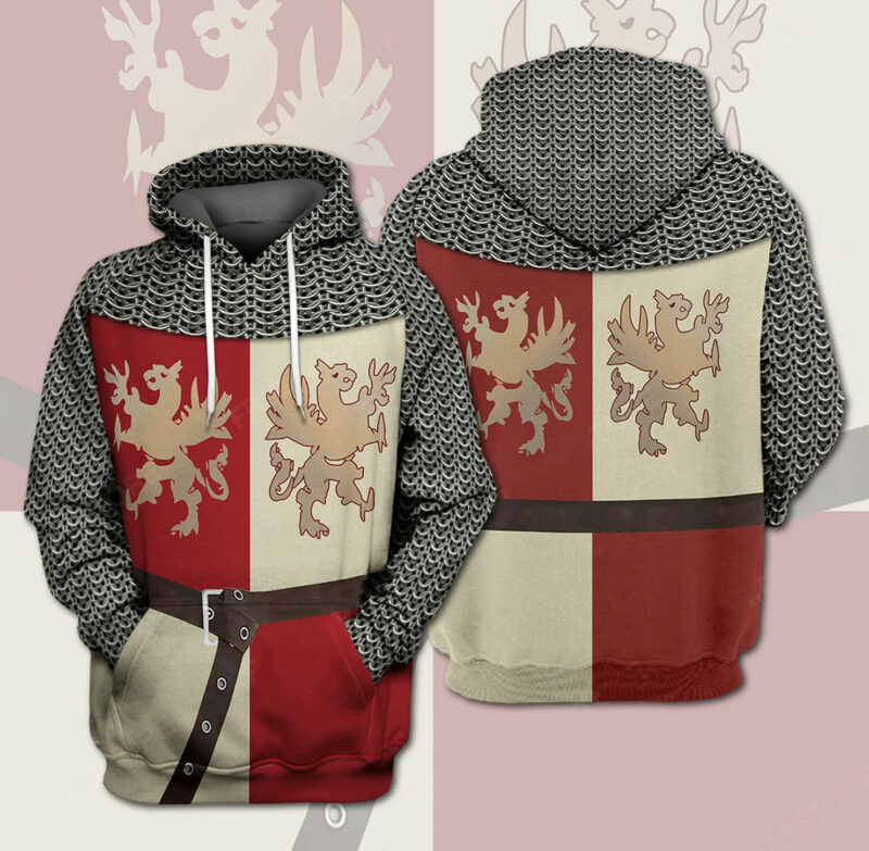 Men’s Historical Hoodie Custom Polish Knight 3d Hoodie Zip Hoodie
