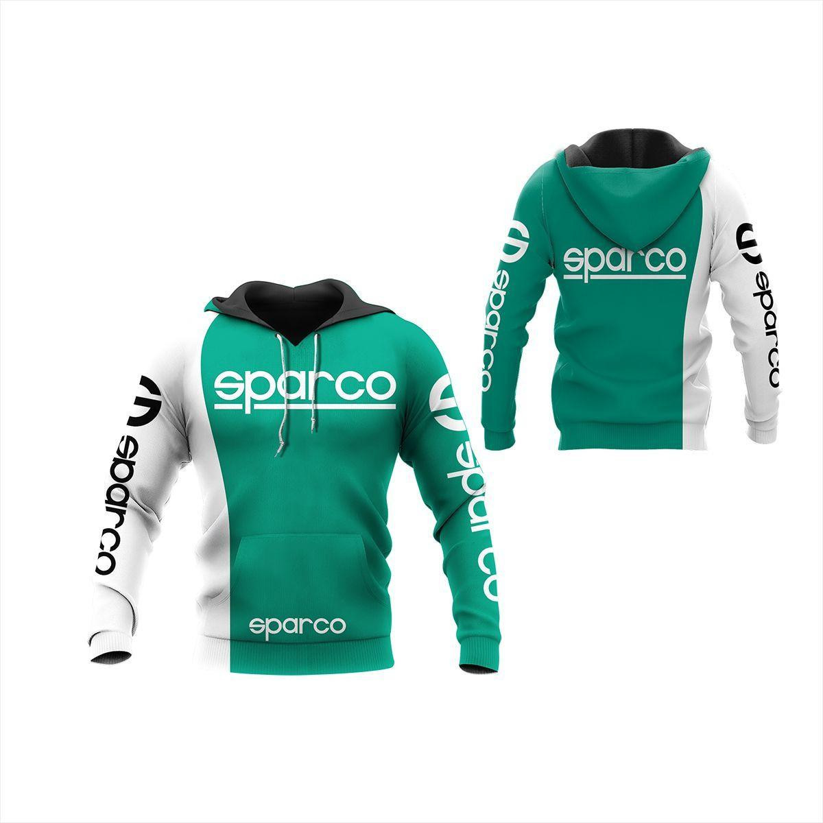 Sparco Shirt 100, 3d Hoodie Zip Hoodie