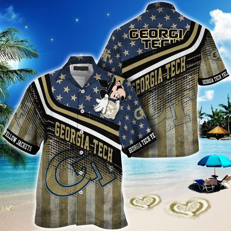 Georgia Tech Yellow Jackets Summer Hawaii Shirt For This Season Gift For Sport Lovers