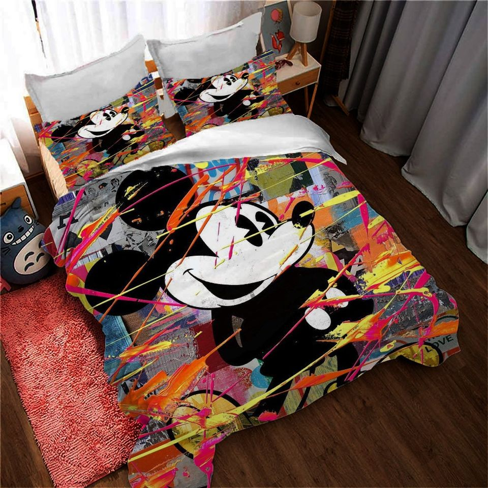 MM Bedding Set DN MM Painting Grunge Pattern Duvet Covers