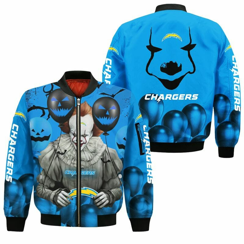 Los Angeles Chargers Powder Blue IT Bomber Jacket