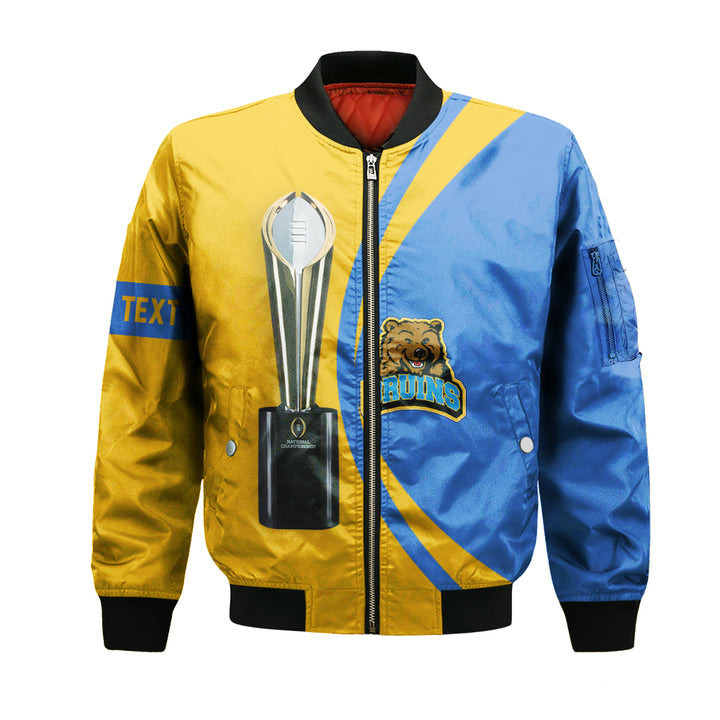 UCLA Bruins Custom Text Champions Bomber Jacket