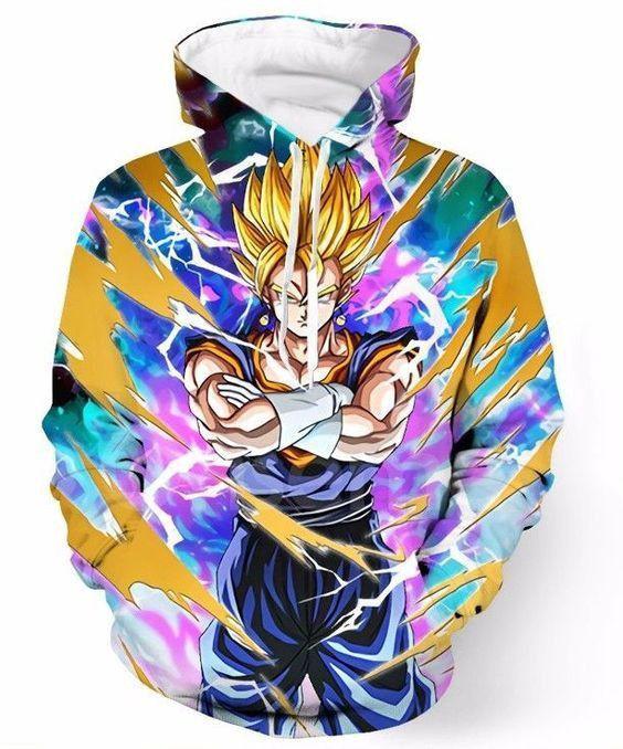 Potara Fusion Goku Dragon Ball Z 3D All Over Print Hoodie & Zip Hoodie