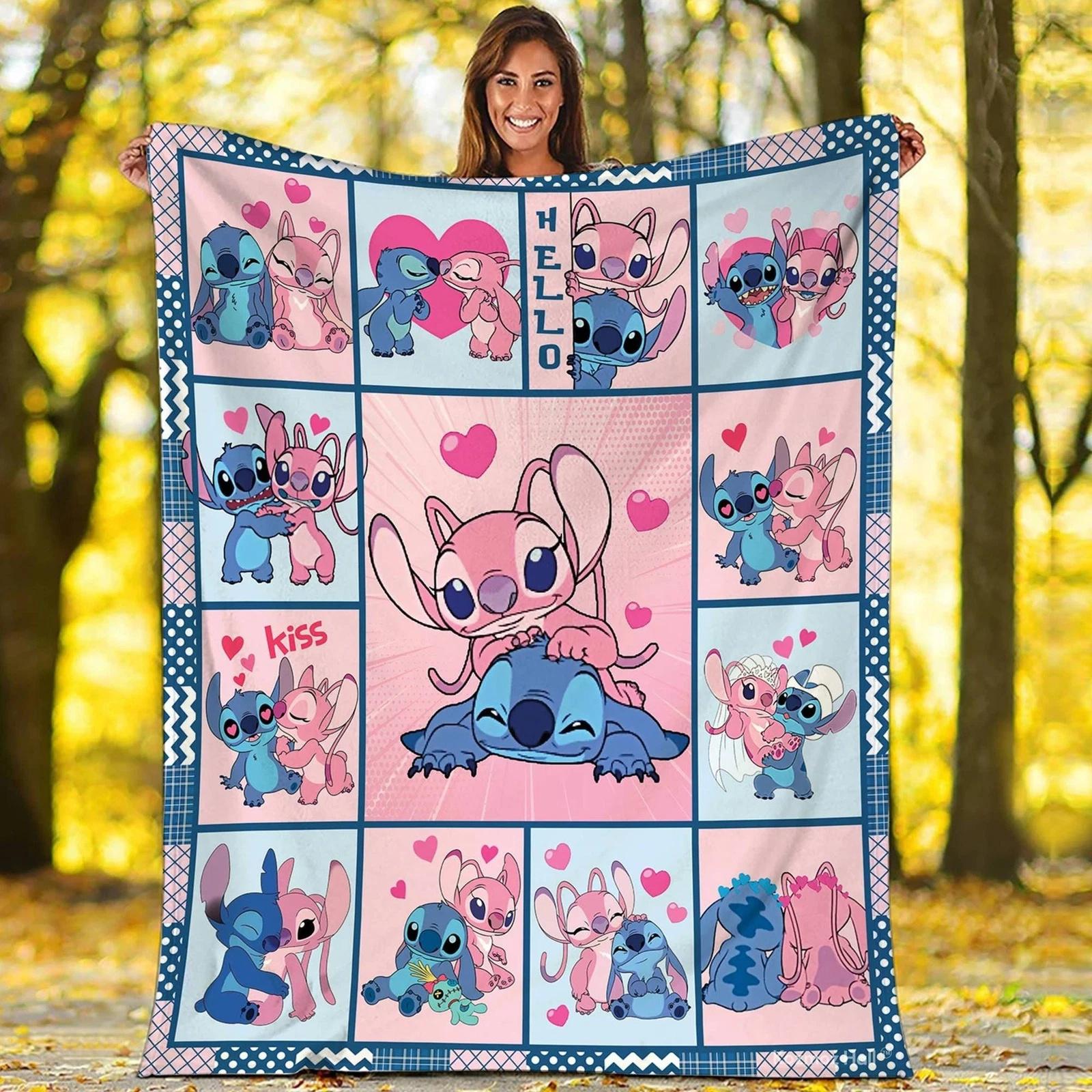 Stitch Angel Blanket Stitch Angel Blanket Stitch And Angel Fleece Sherpa Blanket