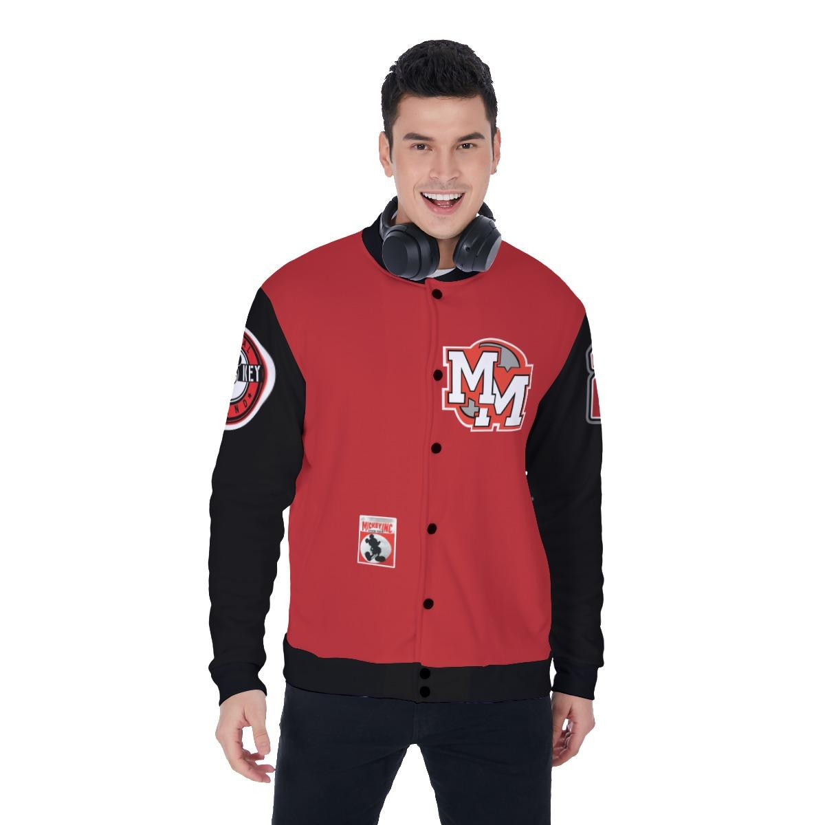 Mickey Mouse Michael Jackson Apparel, Mickey Mouse Baseball Jacket 68