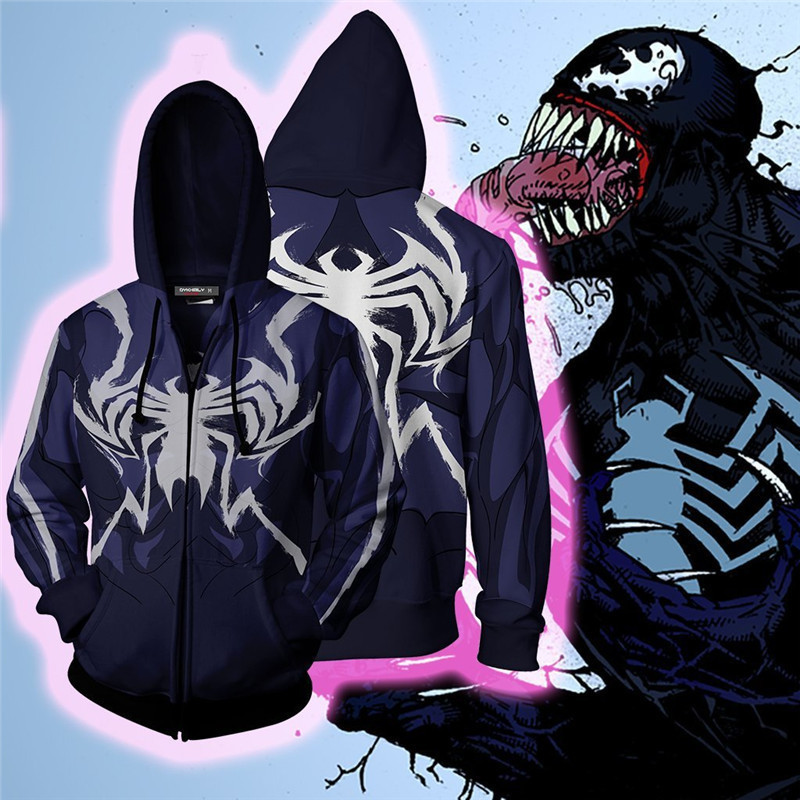 Costume Venom Antihero 3D All Over Print Hoodie & Zip Hoodie