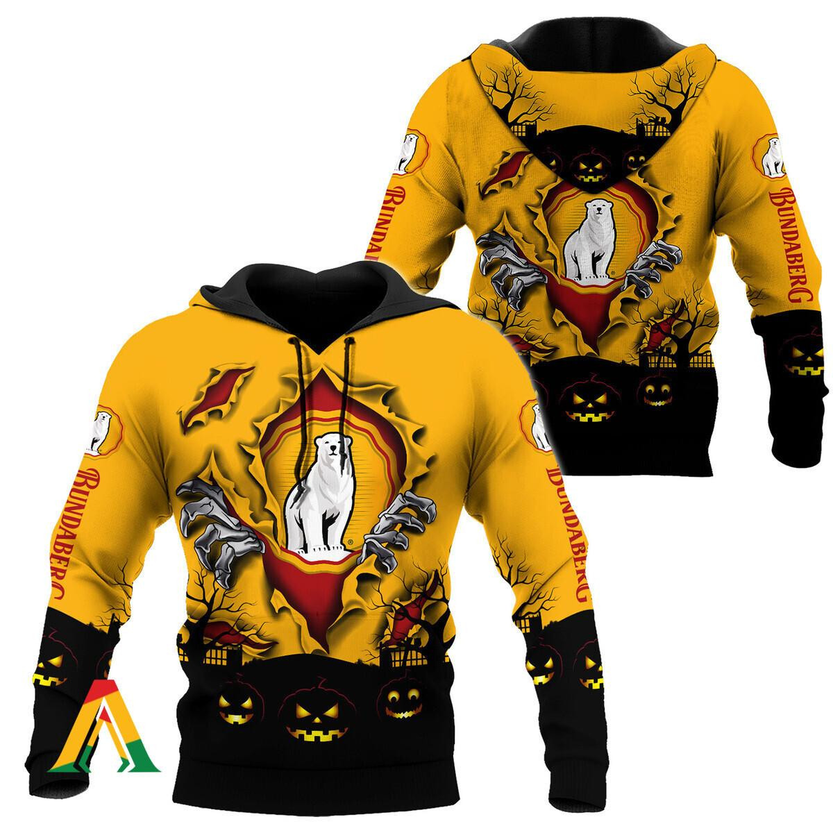 Scary Night Halloween Bundaberg Rum Hoodie & Zip Hoodie