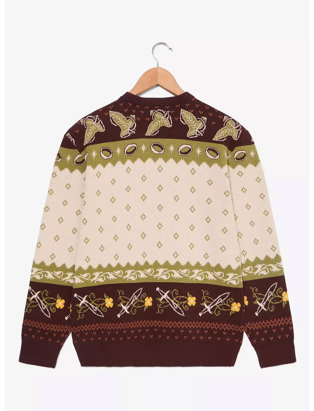 The Lord of the Rings Shire Hobbit Home Holiday Ugly Christmas Sweater