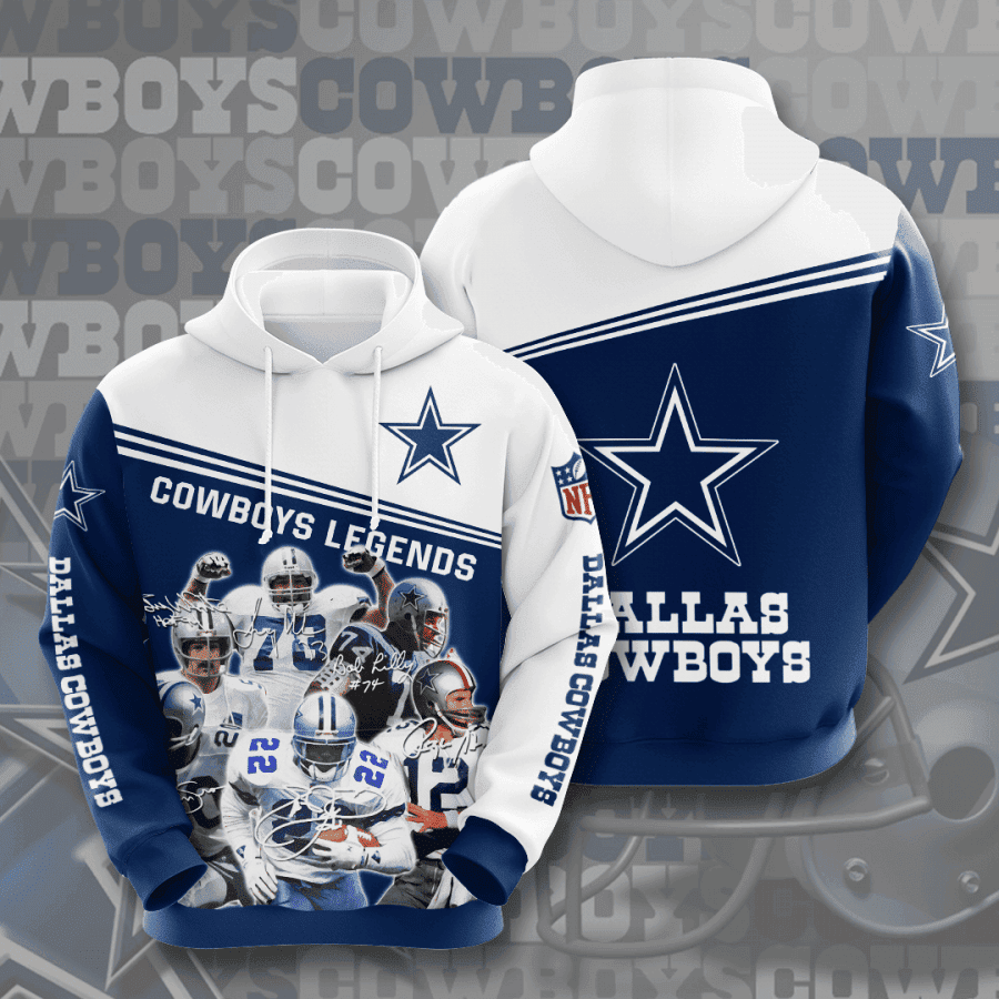 Cowboys 3D All Over Print Hoodie & Zip Hoodie