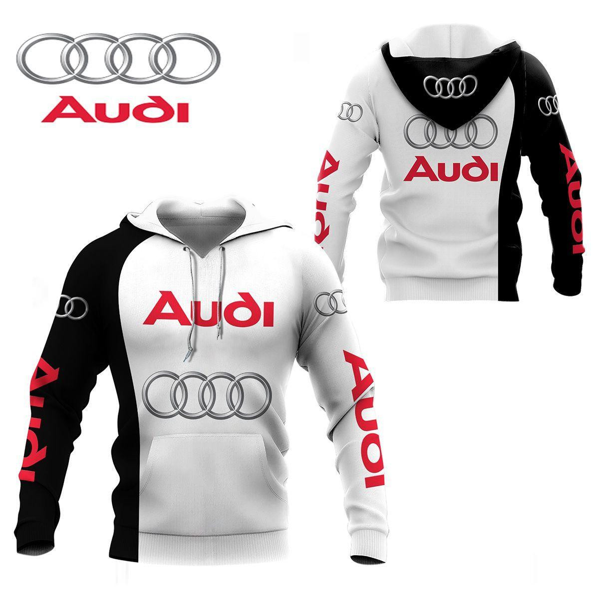 Audi Shirt 441, 3d Hoodie Zip Hoodie