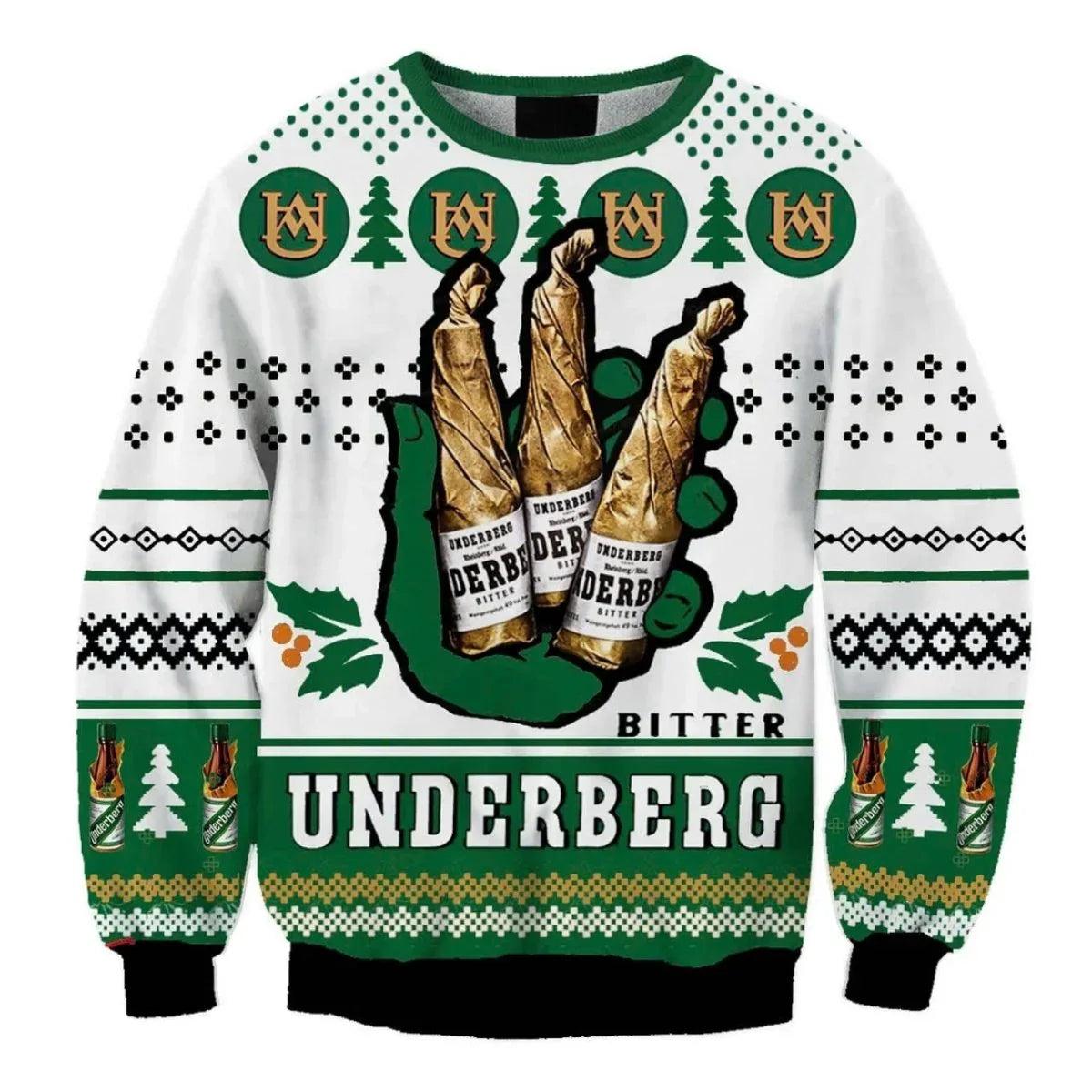 Bitter Underberg Ugly Christmas Sweater