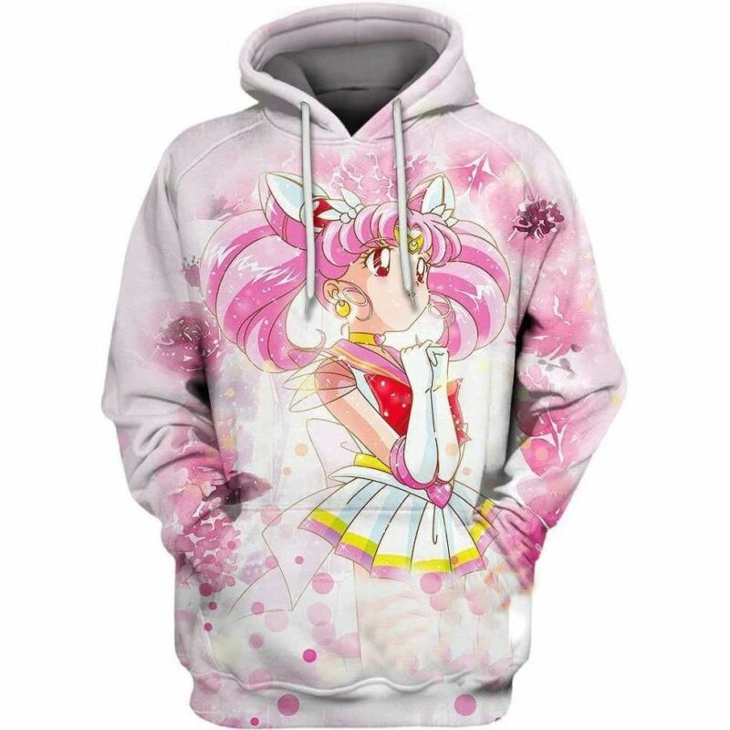Sailor Moon R Sailor Moon Child Over Print 3d Hoodie Zip Hoodie