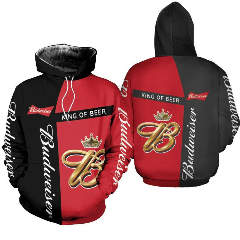 Budweiser King Of Beer For Fan 3d Hoodie Sweater