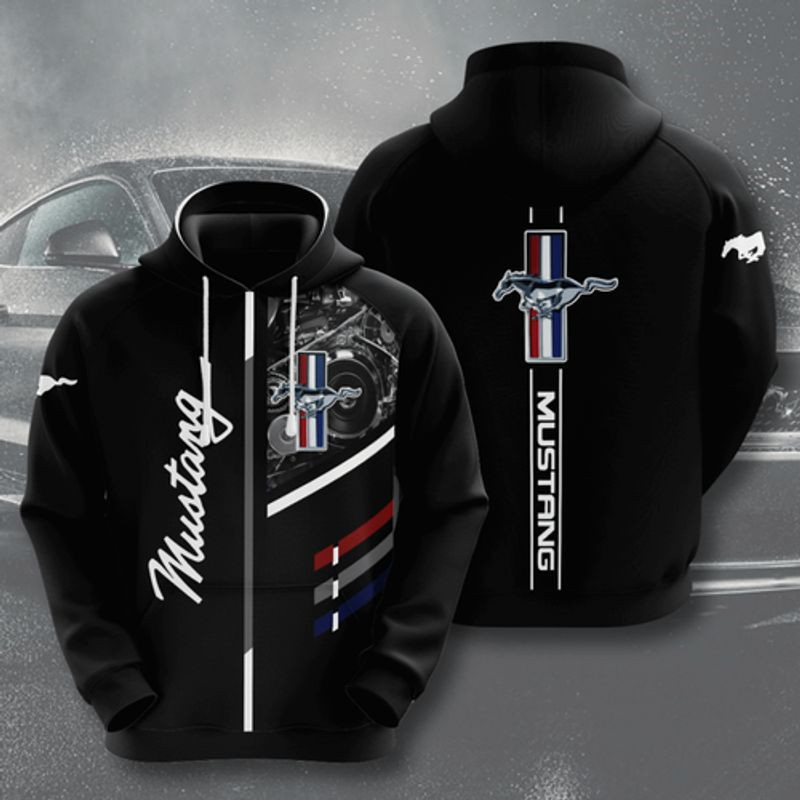 Ford Mustang Unisex Full Printing 3d Hoodie