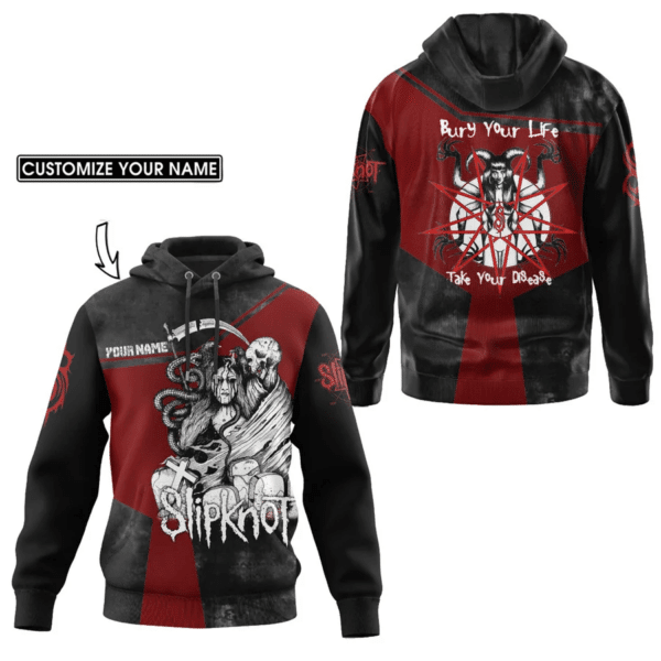 Custom Name Slipknot Heavy Metal Band 15 Fan Gift, Slipknot Heavy Metal Band Aop Hoodie 1275