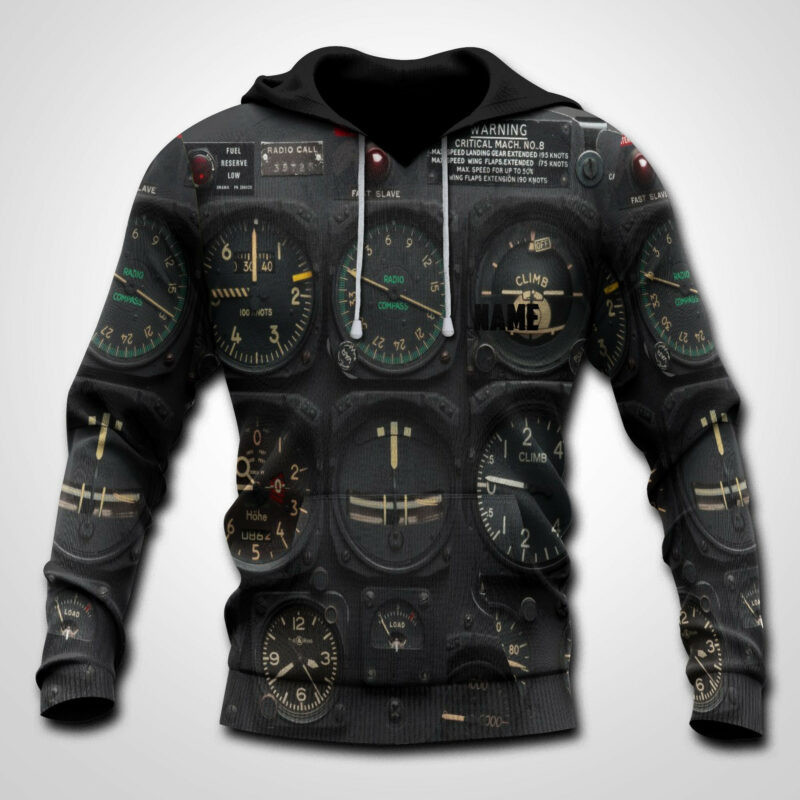 Apayprint – Control Plane 3d Hoodie Zip Hoodie