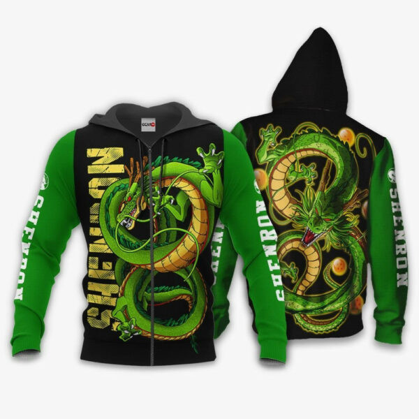 Shenron Dragon Ball Z Anime 1k269 Cartoon Graphic Outfits Aop 3d Hoodie, Zip Hoodie 2320